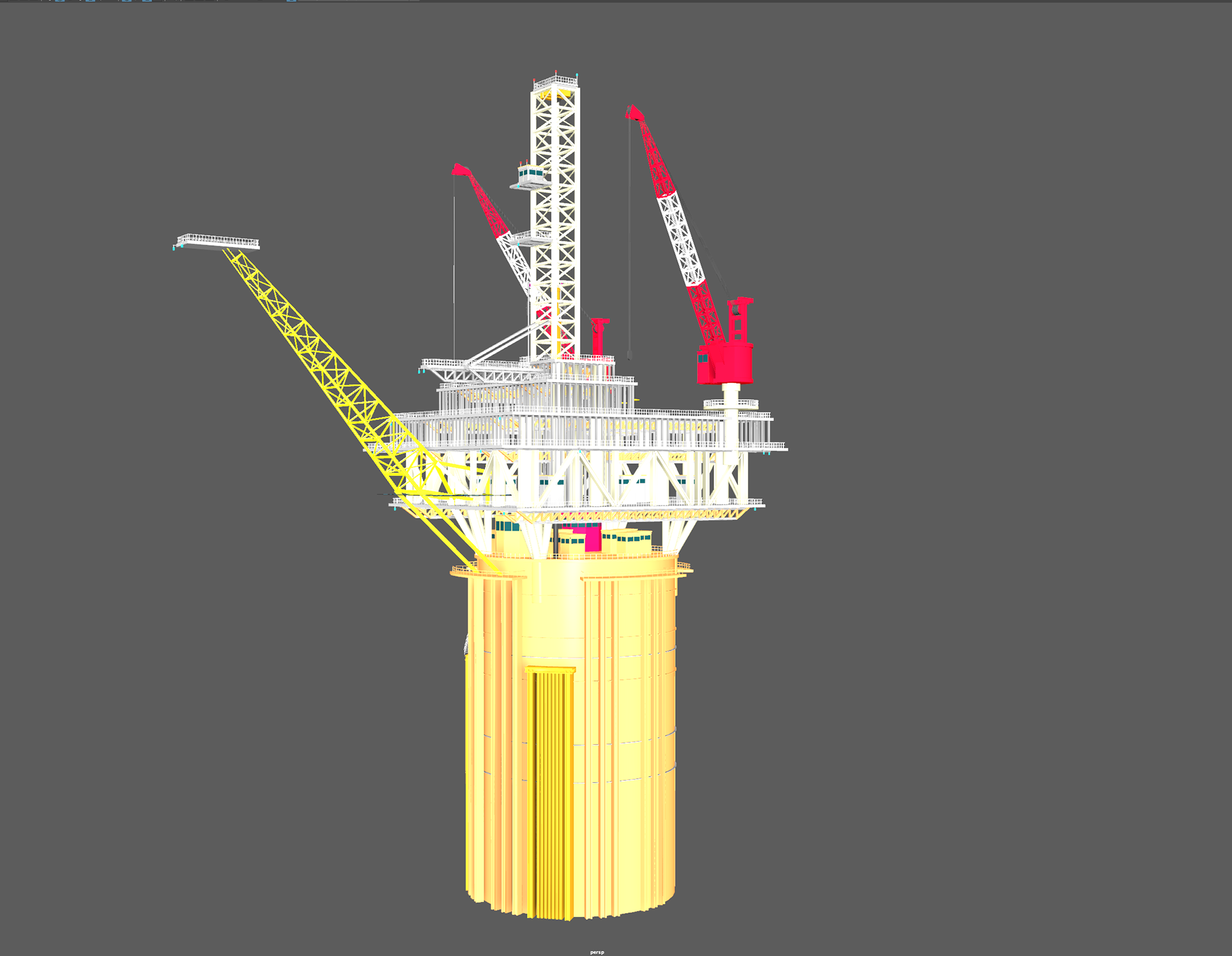 Dallas Season 2 - Ocean Oil Rig - Maya