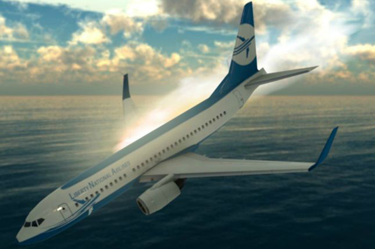 911 - EP104 Airplane Crash - Concept Art  - Model, texture, light, render - Maya & V-Ray