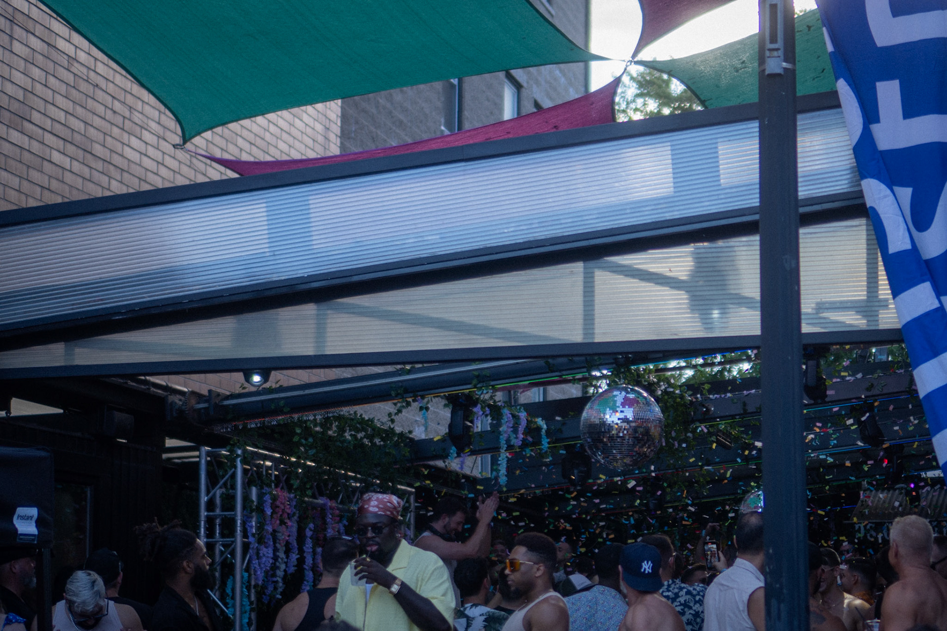 confetti and disco balls and dancing. this is undistilled queer joy