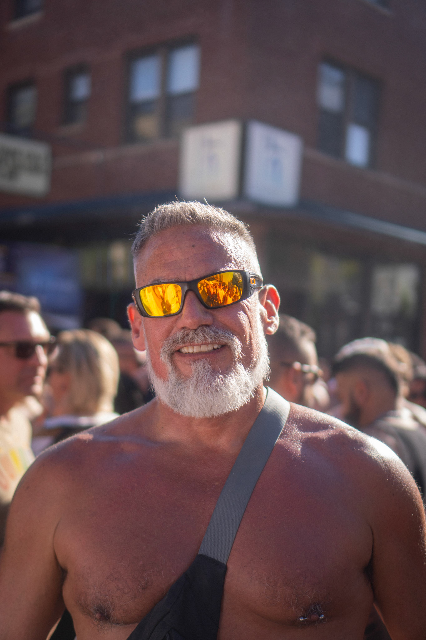 another friend - Krist - who is always game for a street photo