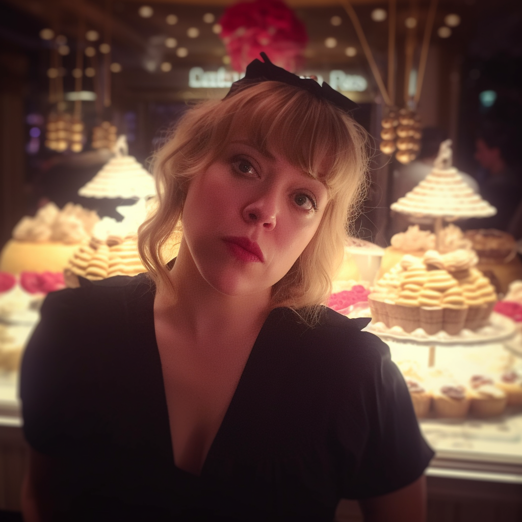 the French pastry baker/la patissière