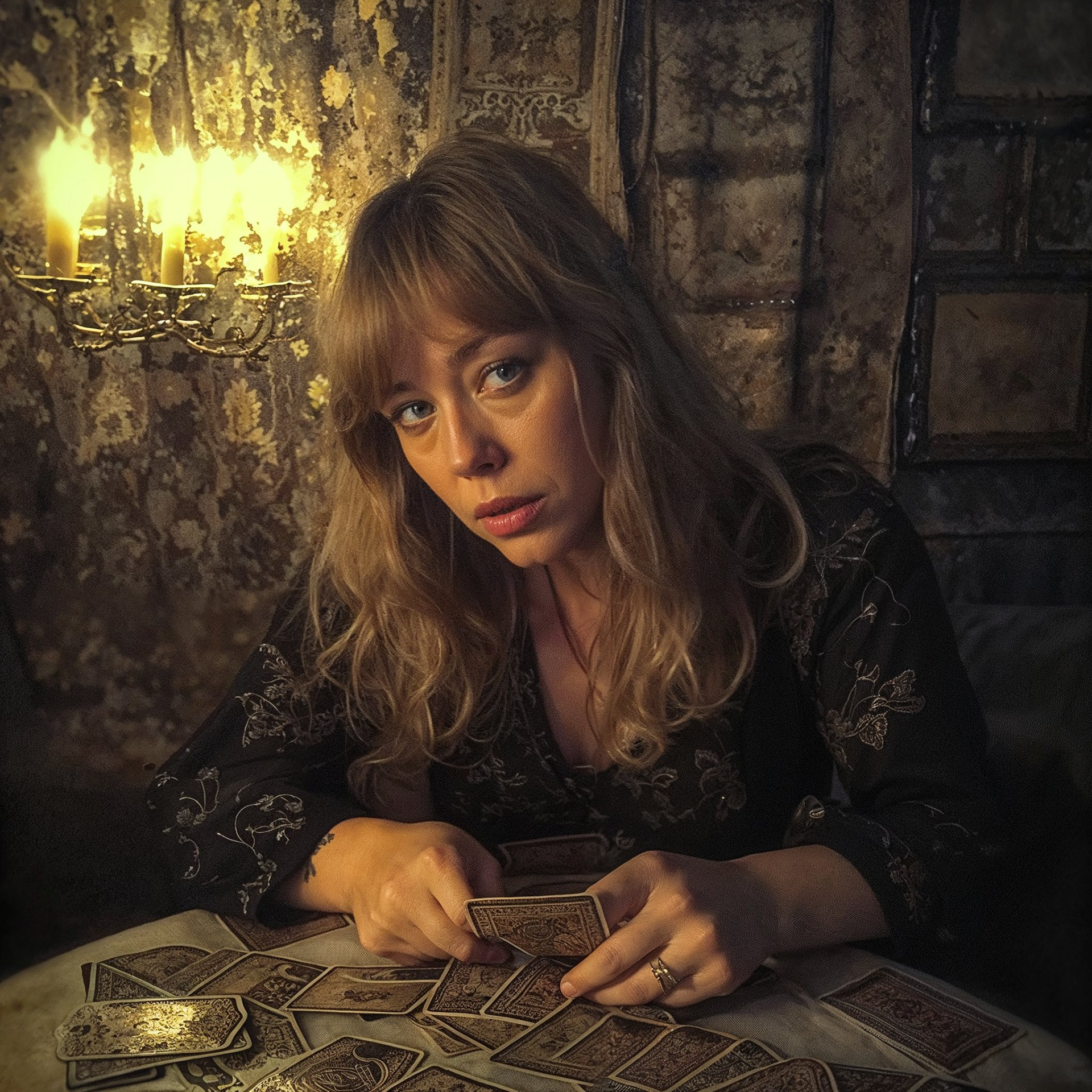 the Tarot card reader