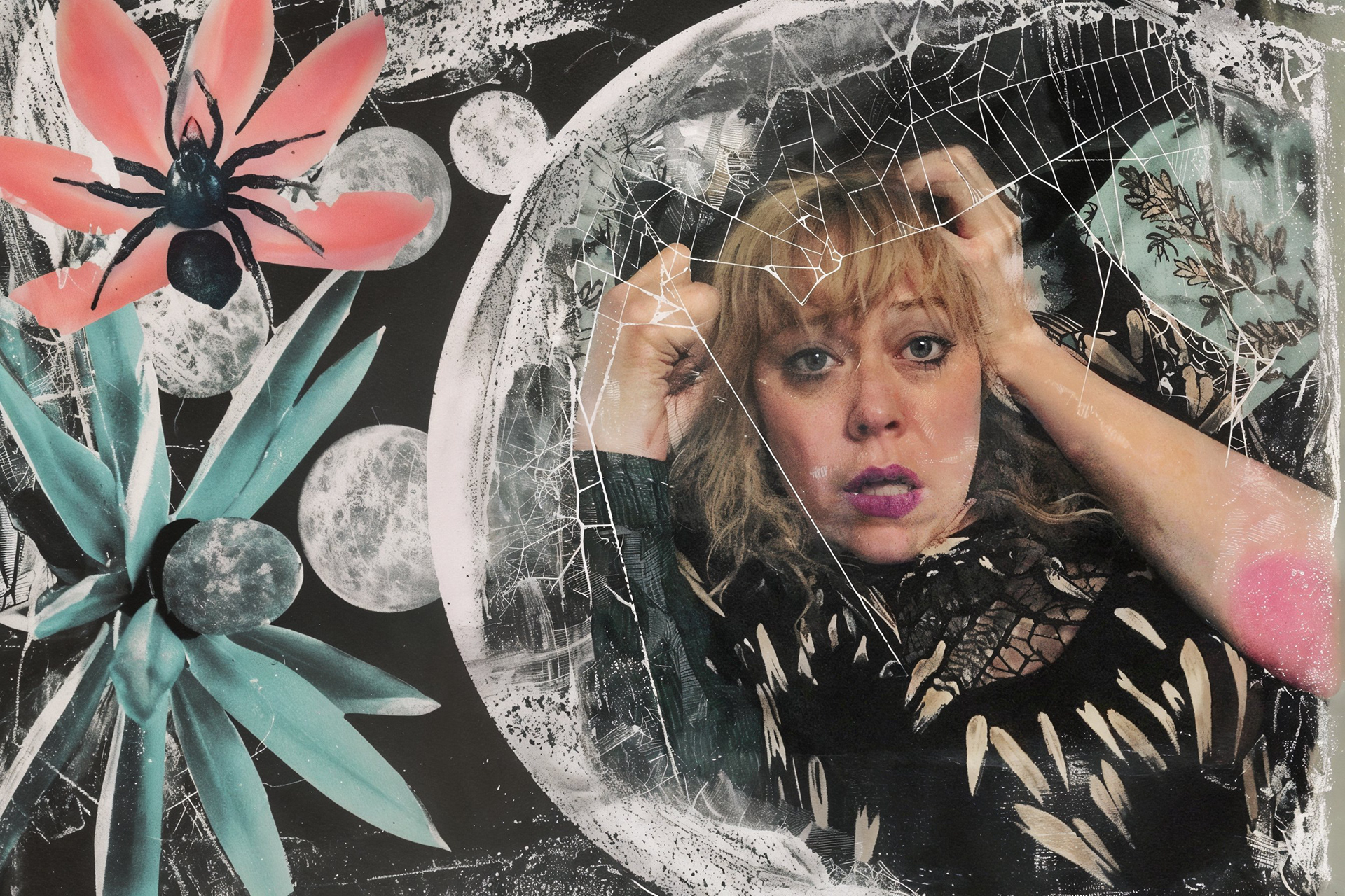 as a mother afraid of spiders inside a claustrophobic web