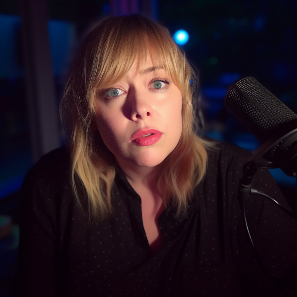 the true crime podcaster/la podcasteuse des crimes réels