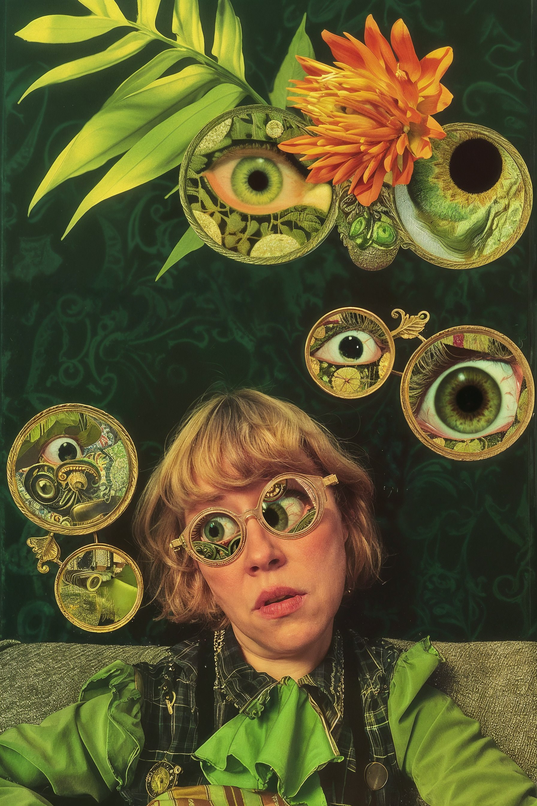 as an optician for the impaired eye sockets,