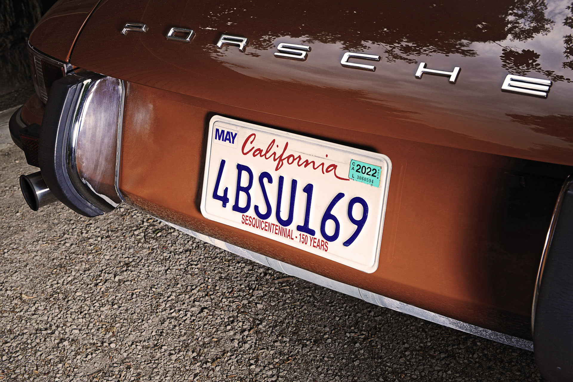 Porsche license plate