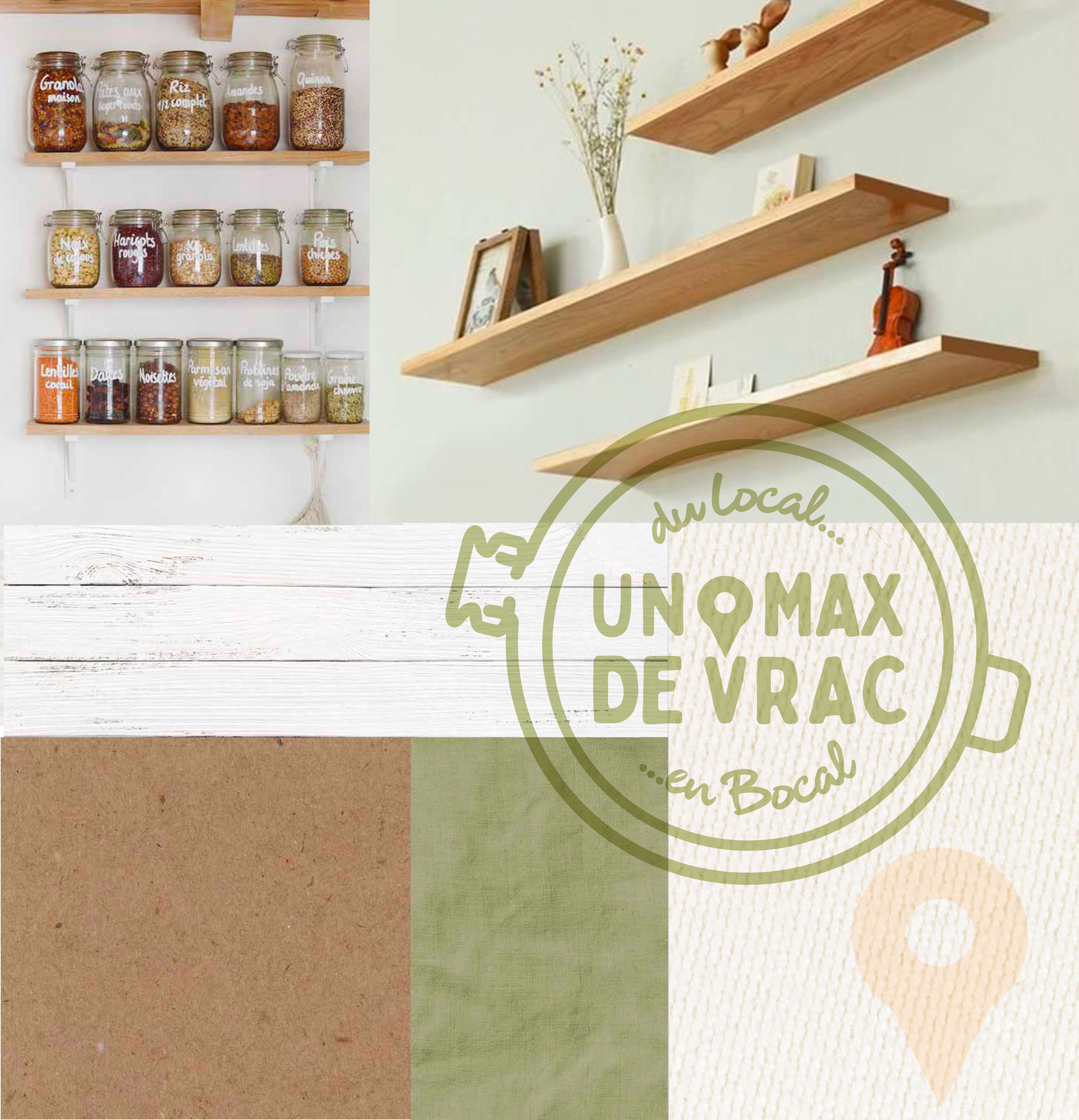 Ambiance et matériaux de la boutique