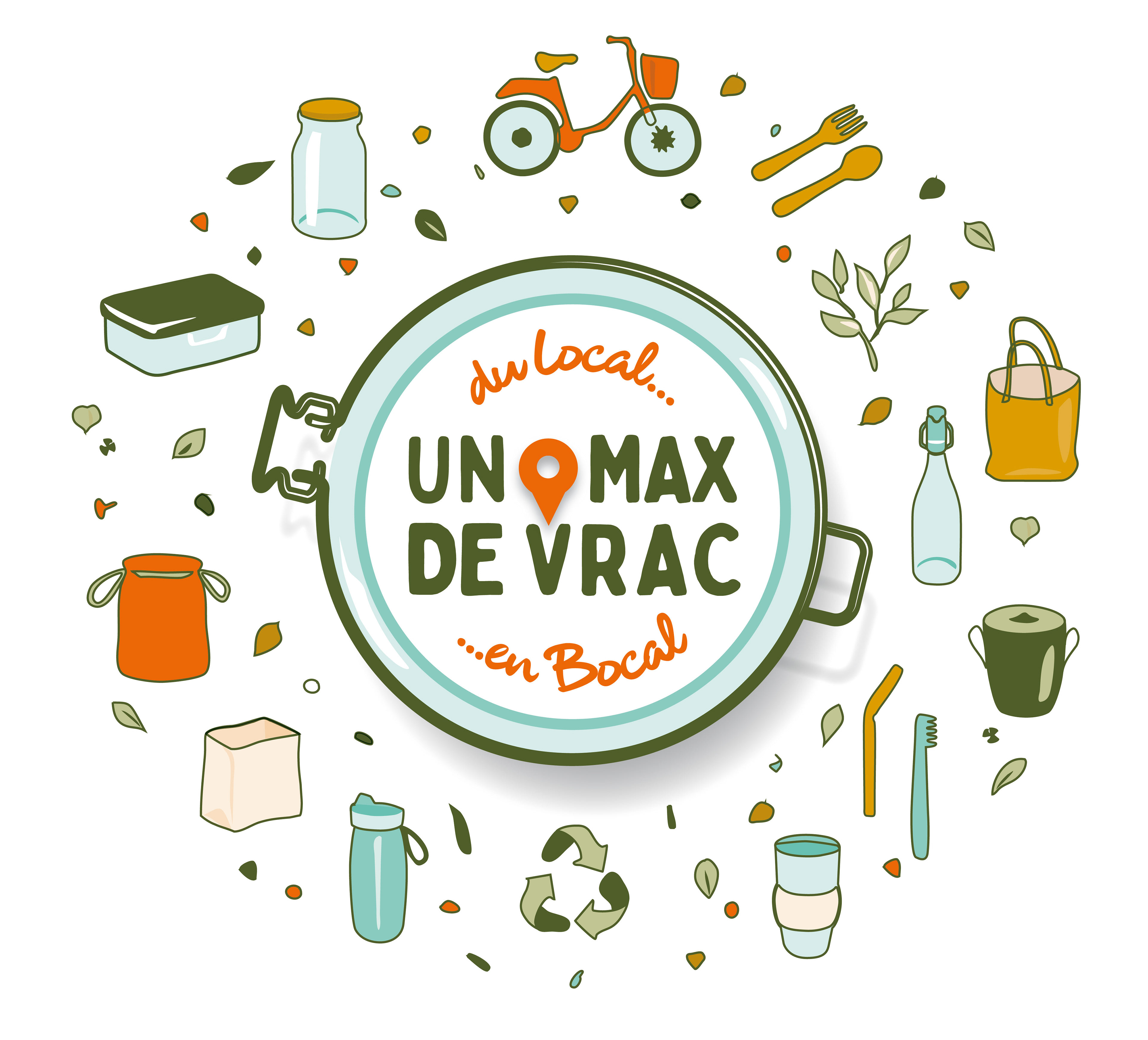 Création d'identité graphique avec le concours de Bruno Richard pour les illustrations