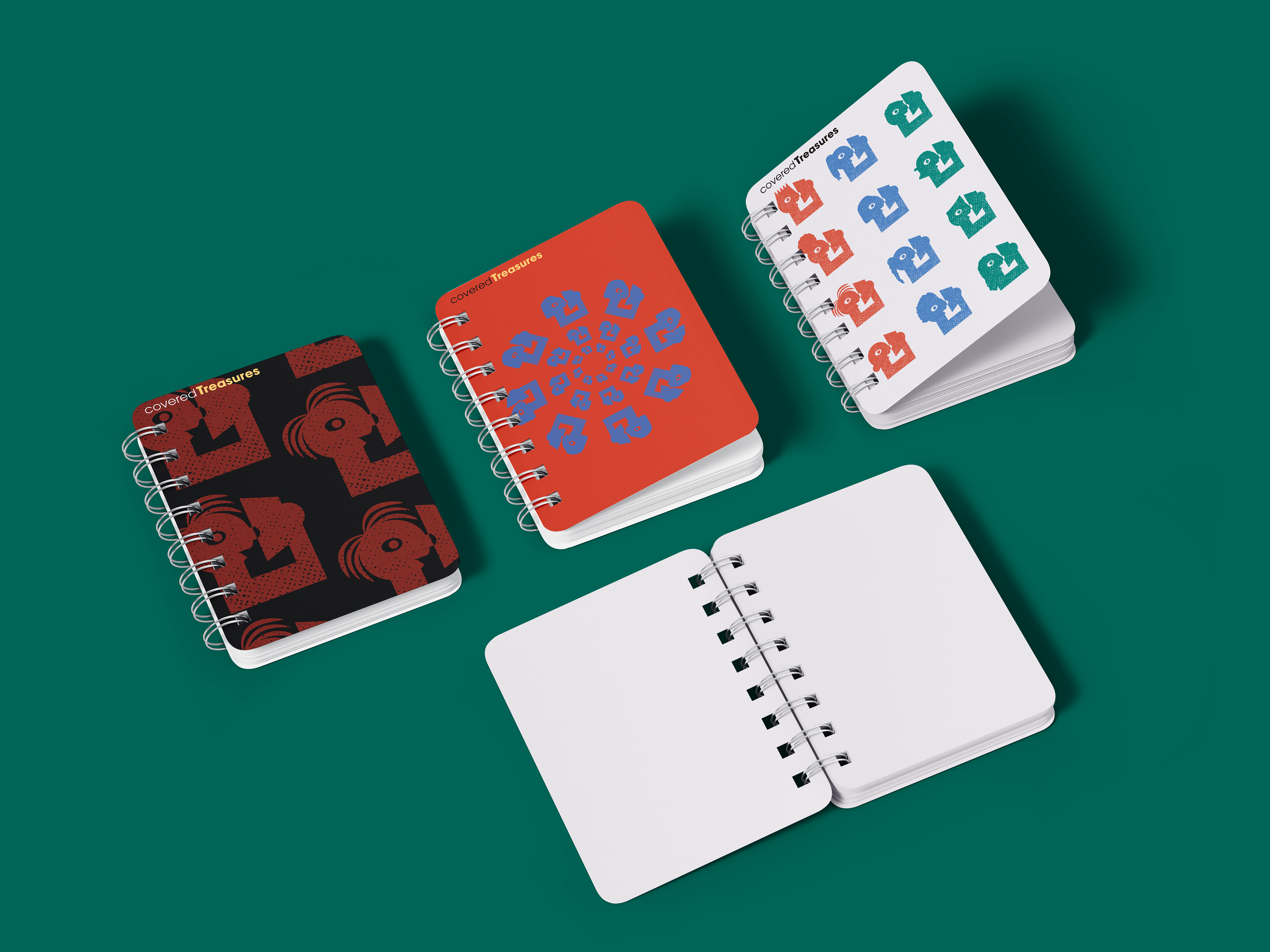 Notebooks with patterns