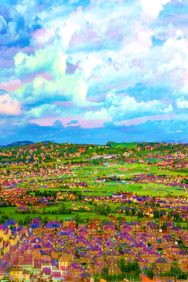 Interior artwork for Solemn Vale from Dirty Vortex