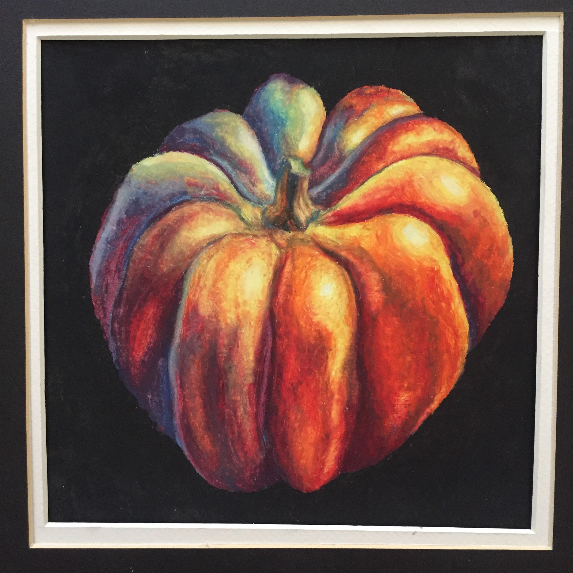 10x10 oil pastel on paper