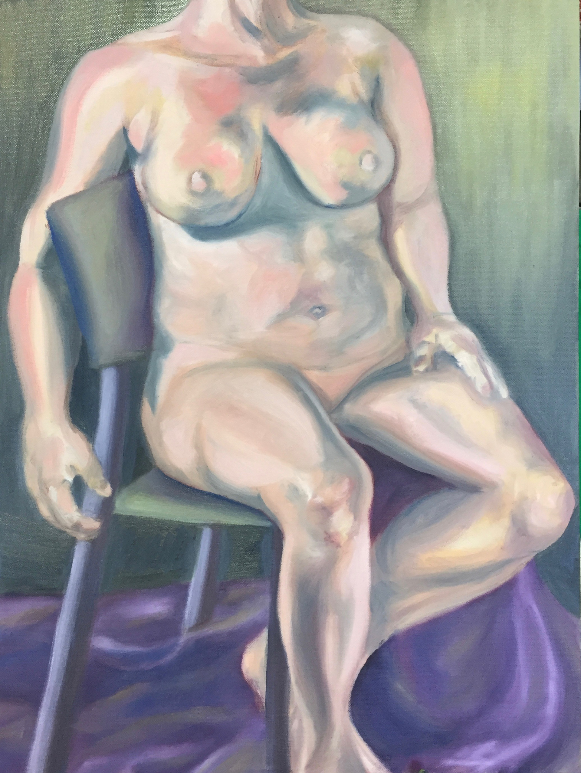 "Nude" 18x24 oil on canvas