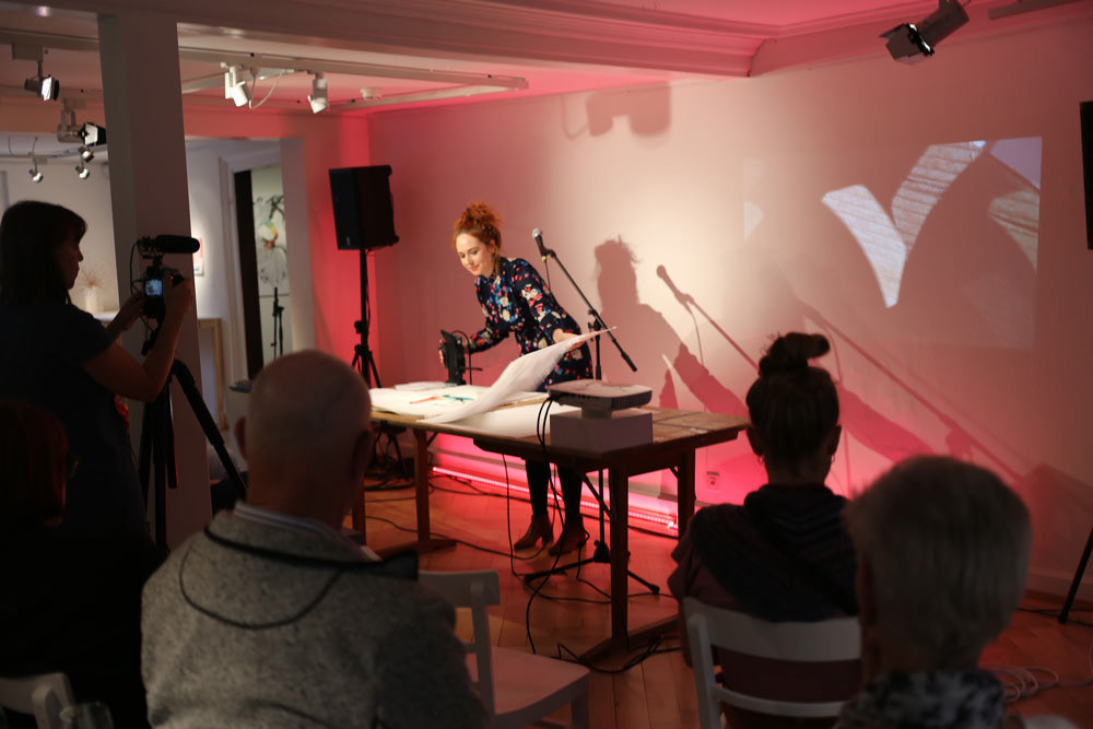 Strauhof Zurich: work-in-progress reading Judith Keller, images Christina Benz