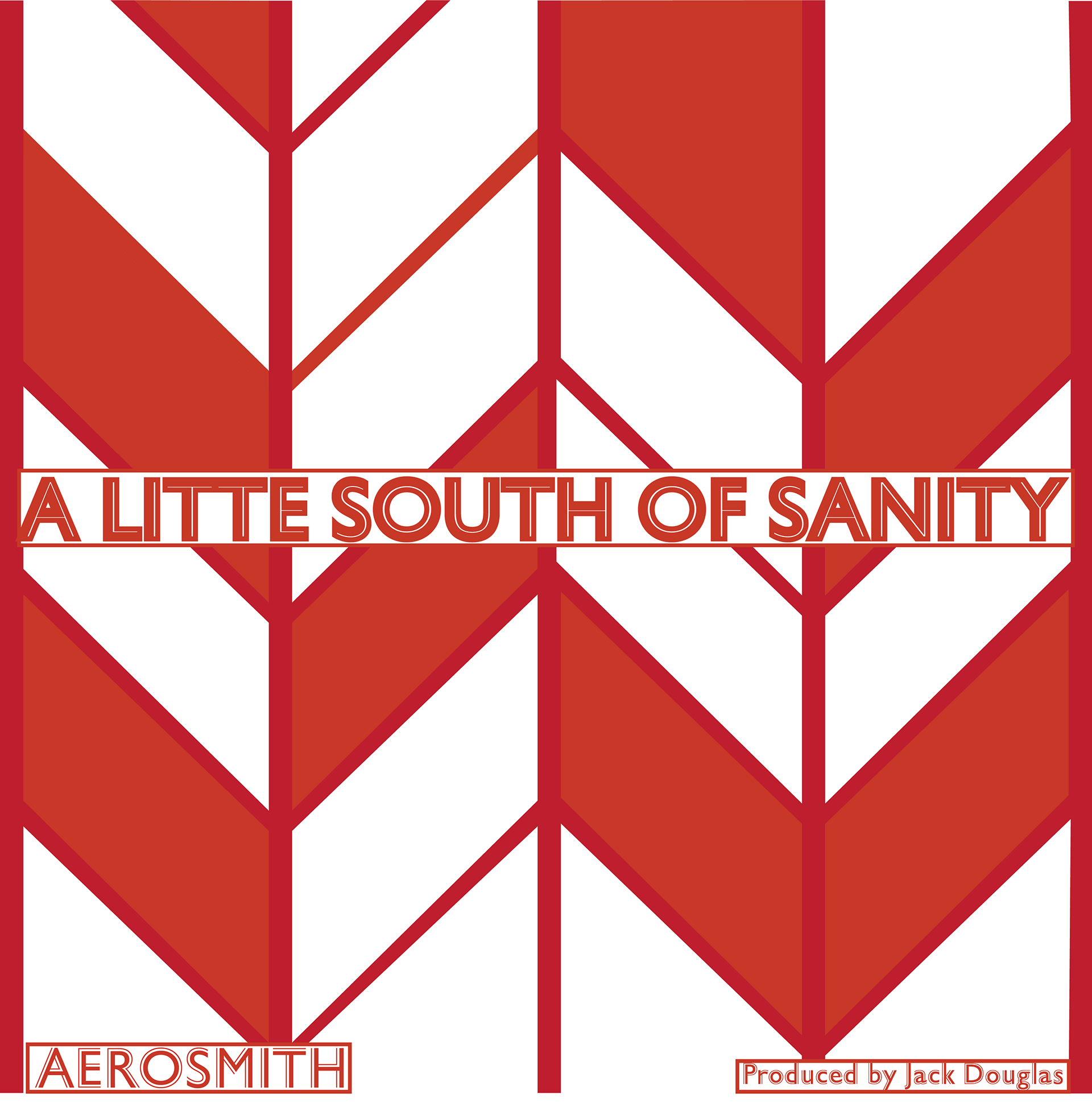 Art Deco concept of Aerosmith Album cover