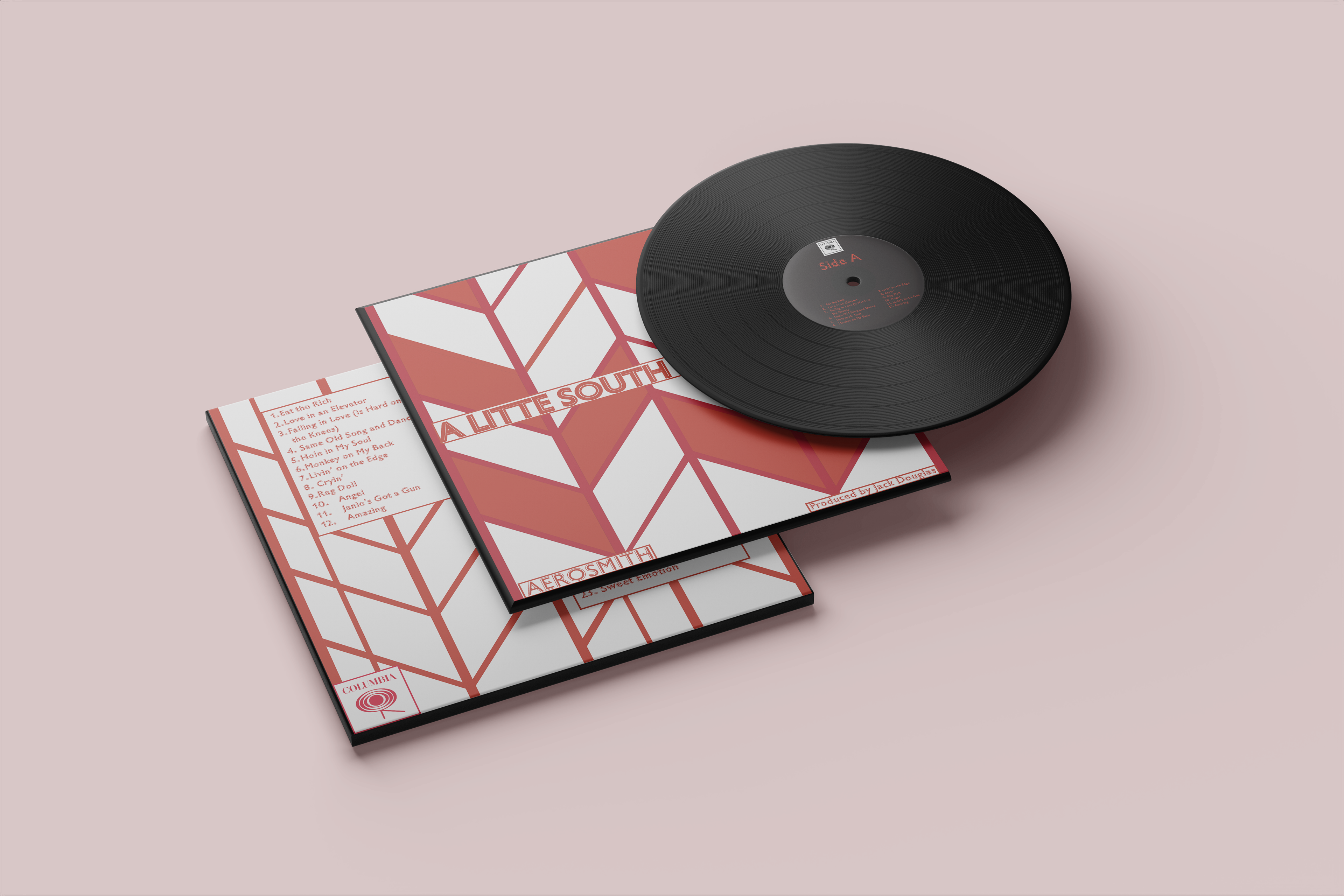 A Little South of Sanity Aerosmith vinyl redesign