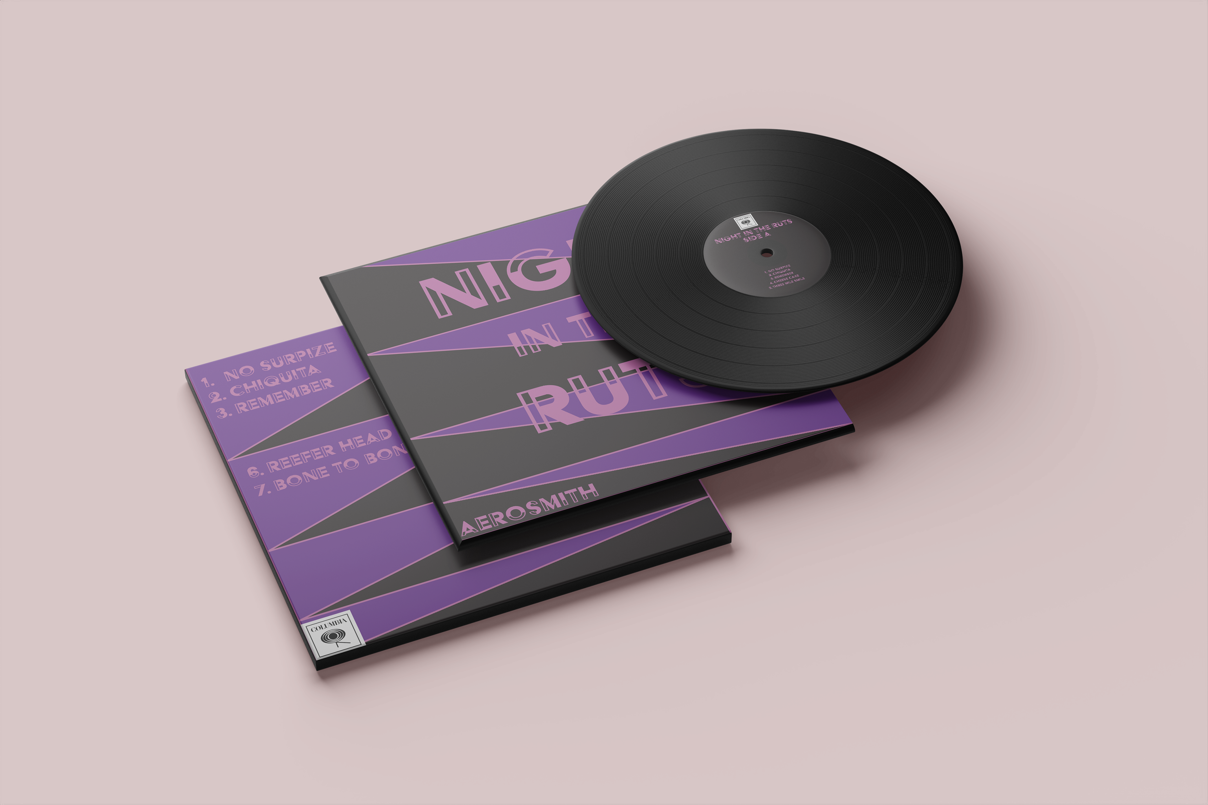 Night in the Ruts Vinyl Album redesign