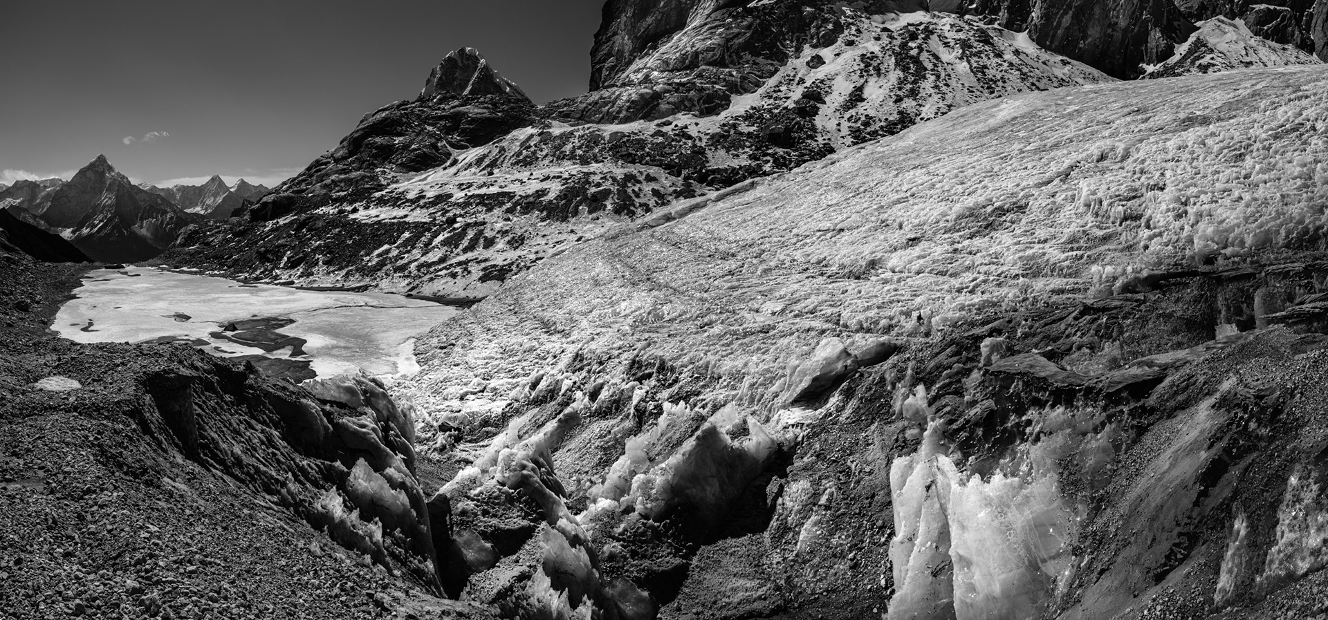 Descending Cho La Pass