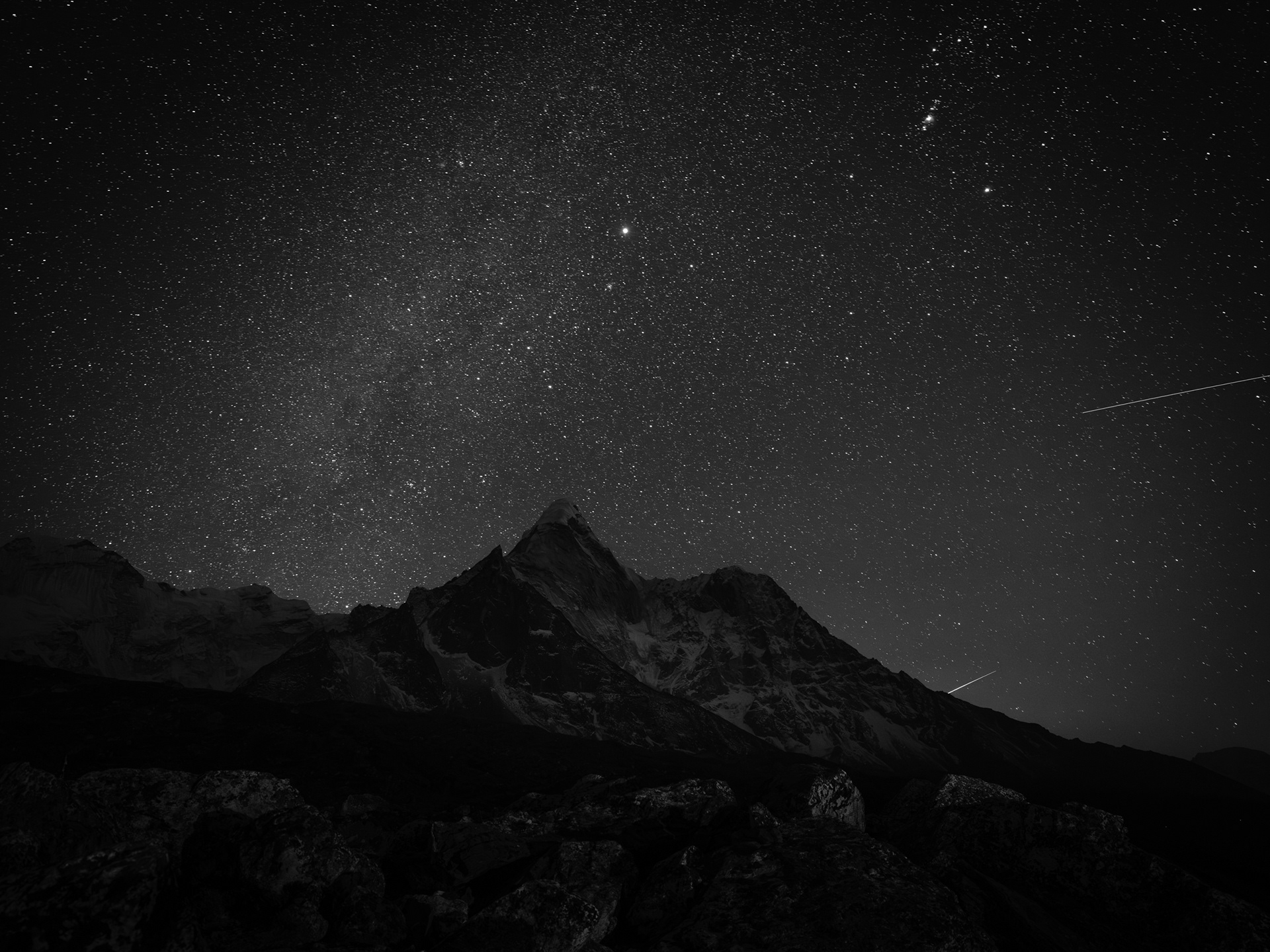 Nightfall over Ama Dablam