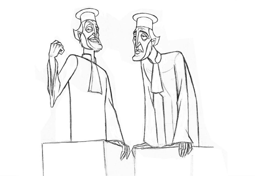 Some Character design on Gerault's project "The verdict", ©Gérault Bruyère