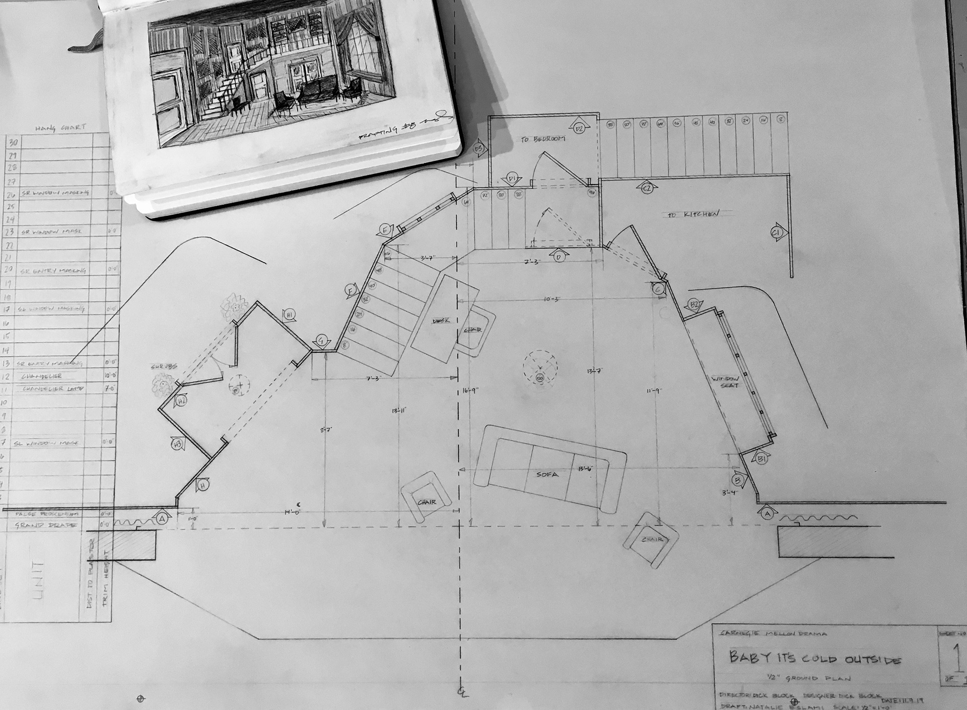 Hand Drafting Sample