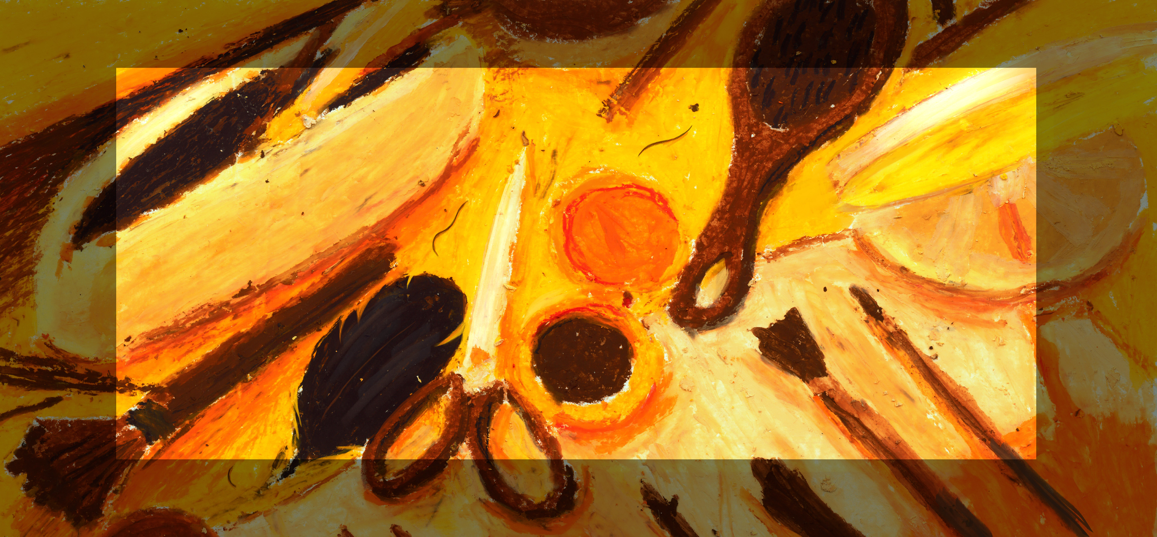 Fall of the Ibis King animation background oil pastel