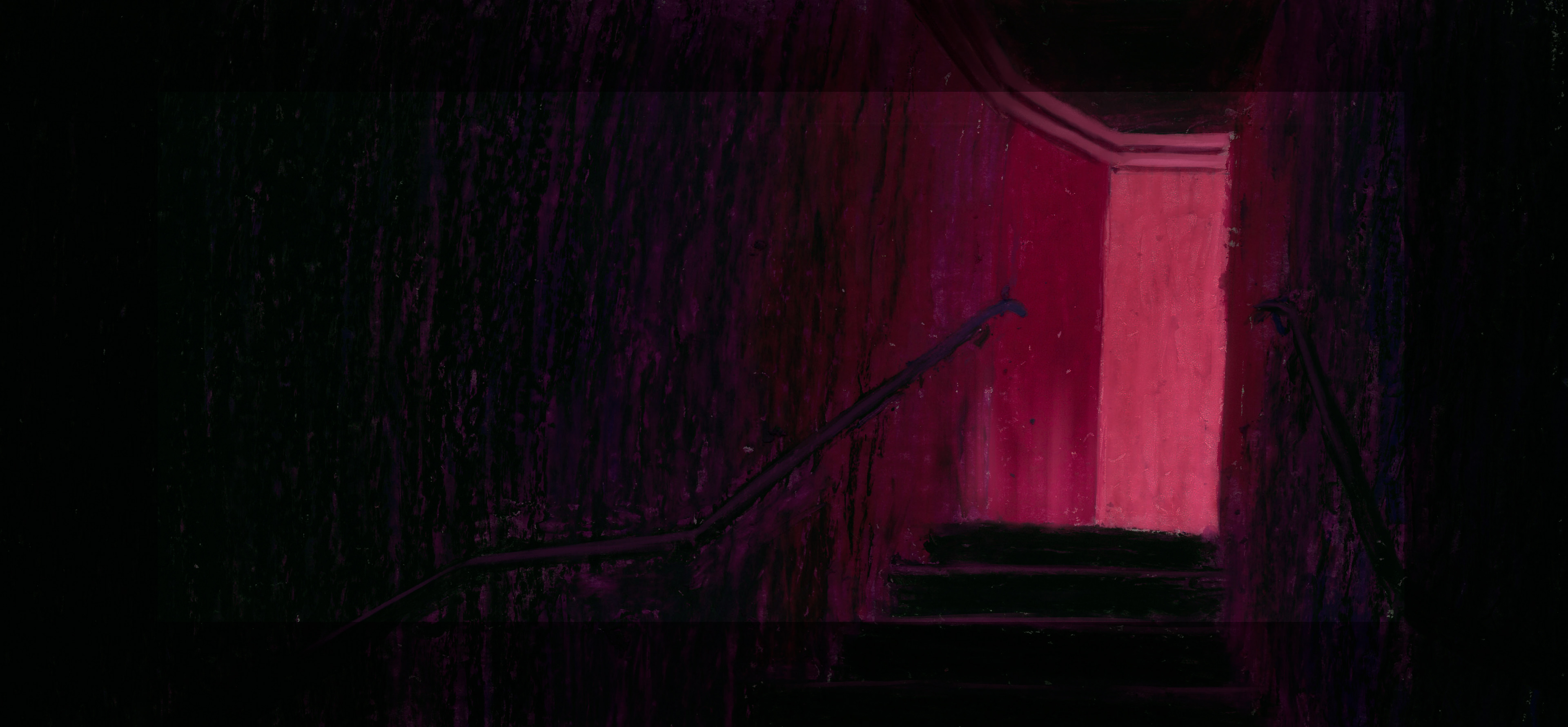 Backstage theater oil pastel background