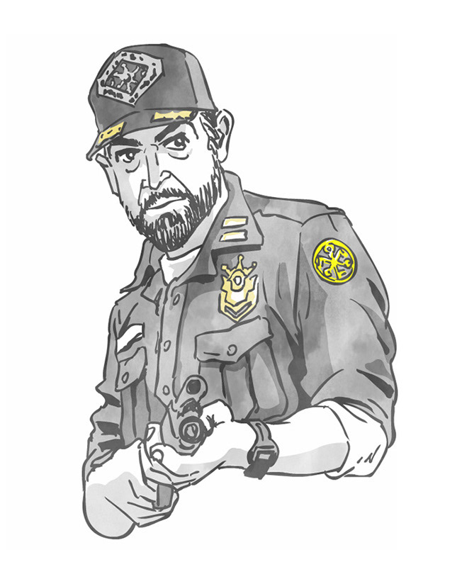 Sean Connery in Outland
