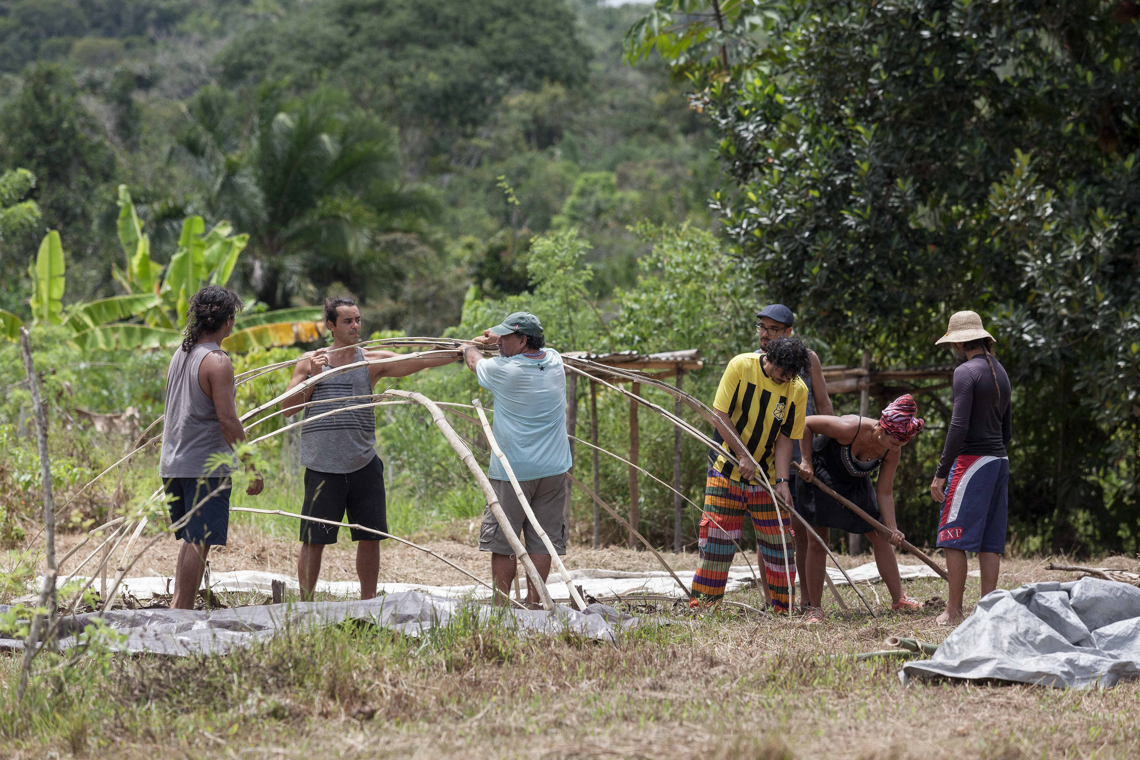 Building the foundations of a "temazcal"
