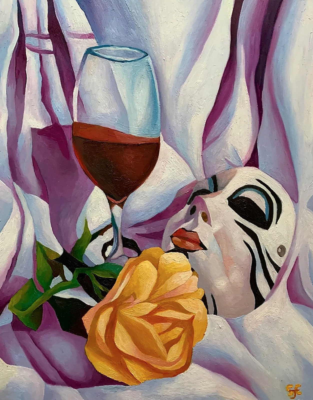 "Mask and Wine"
