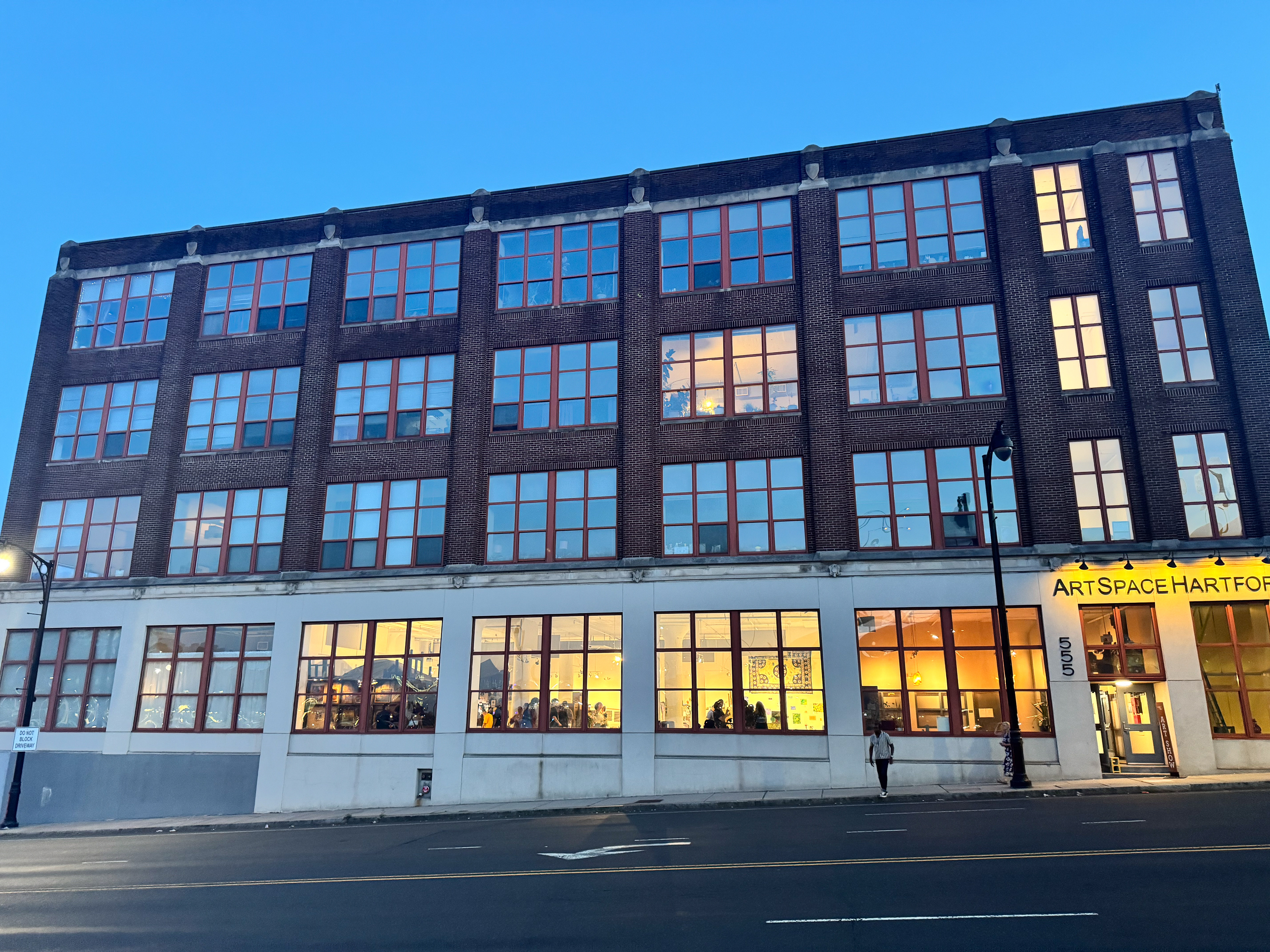 The front view of the Hartford Artspace Gallery in Hartford, CT.