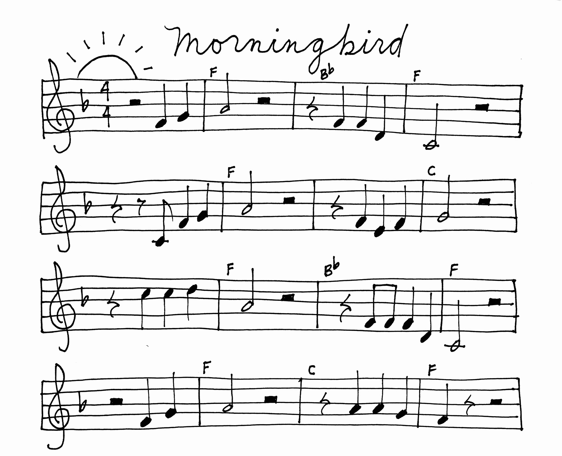 The music