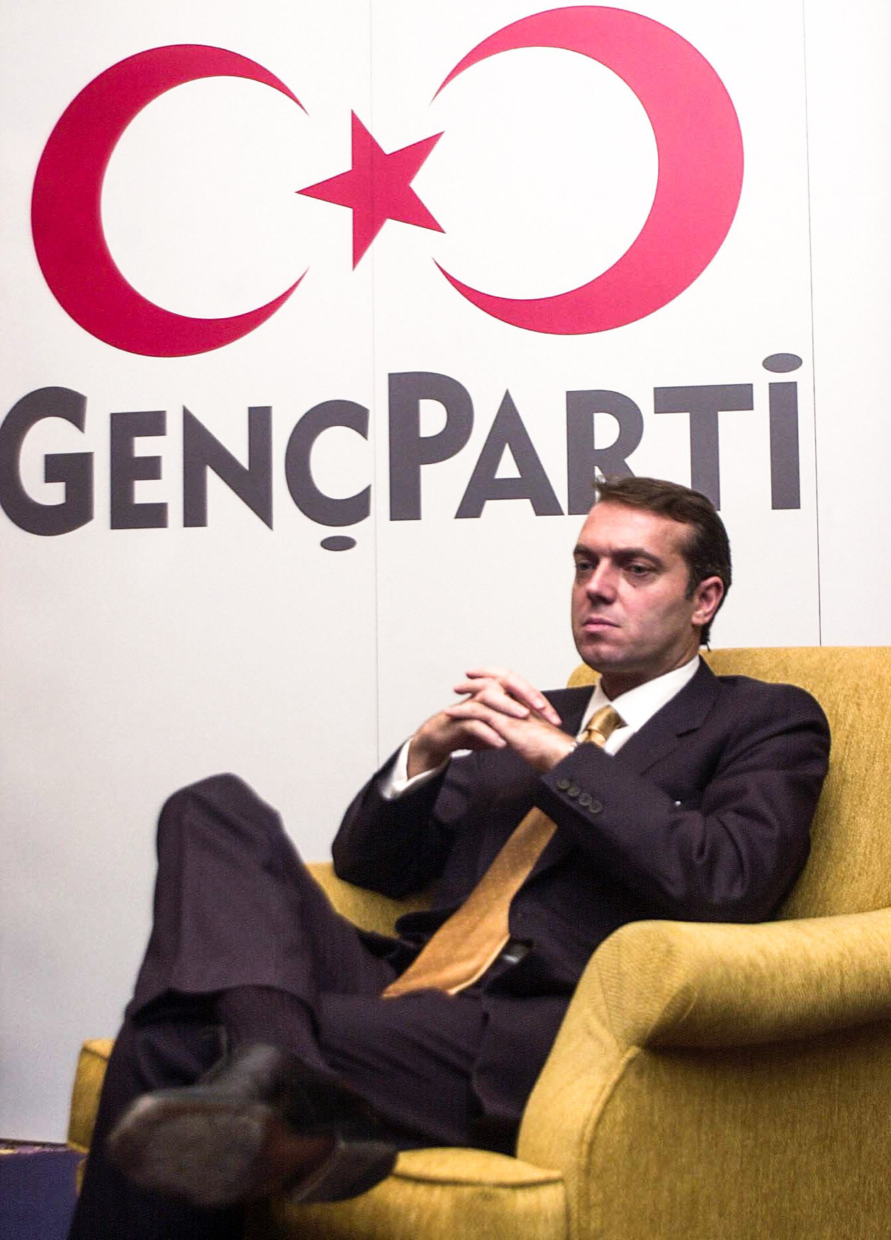 Young Party Leader Cem Uzan, İzmir, 2002