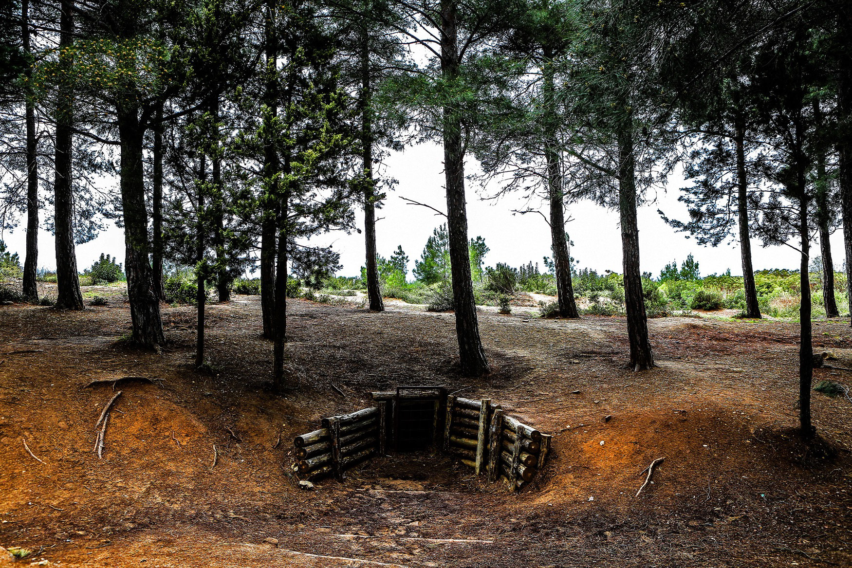 The Red Ridge and 125. Regiment Trenches