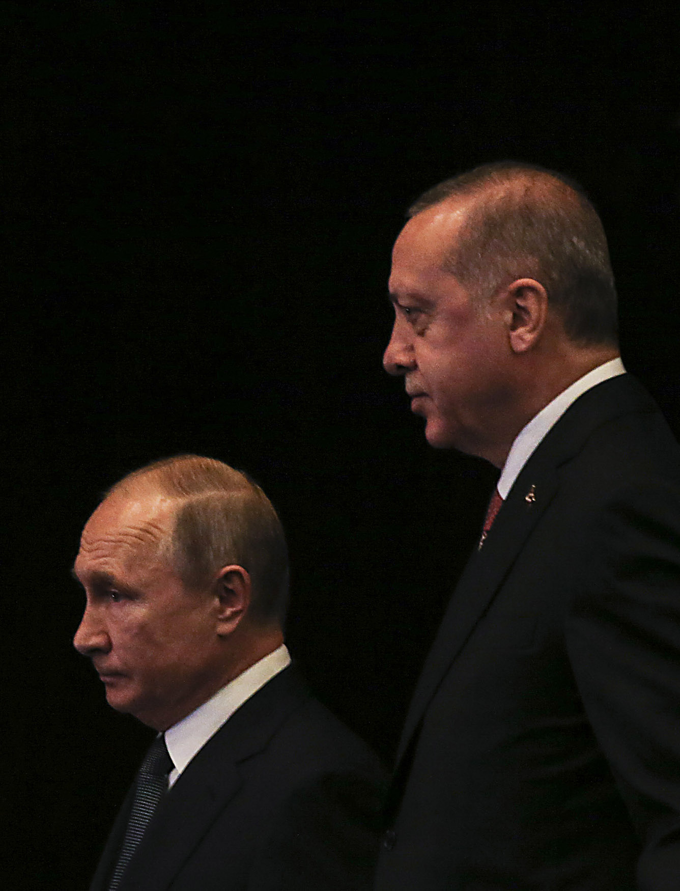 Vladimir Putin and Recep Tayyip Erdogan, Opening Ceremony of Turk Stream Pipe Line, Istanbul, 2018