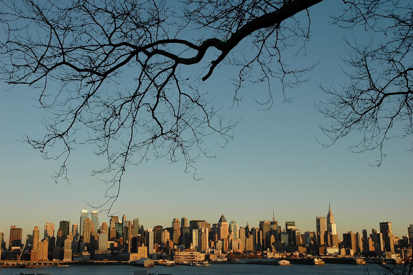 Manhattan over Kennedy Boulevard, New Jersey, 2012