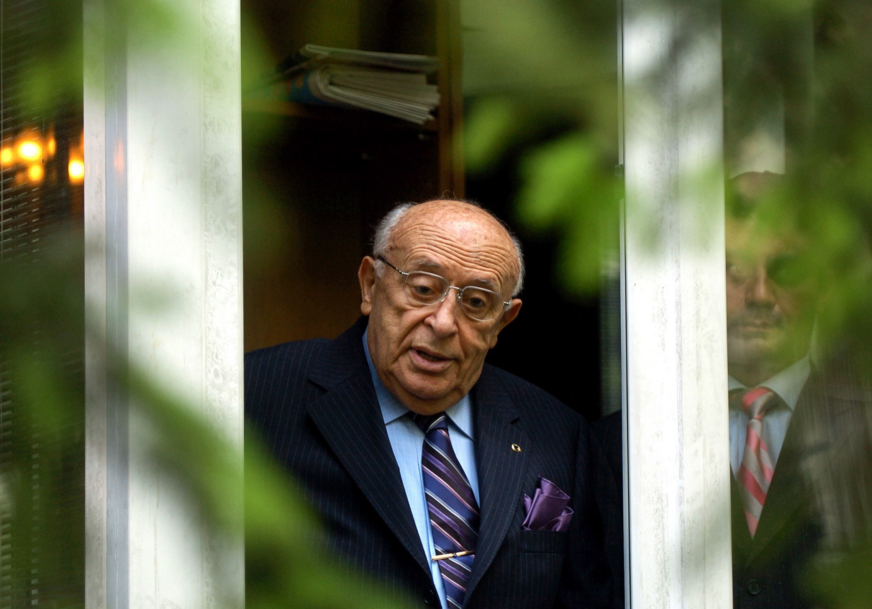 9th President Süleyman Demirel at his home, Güniz Street, Ankara, 2005