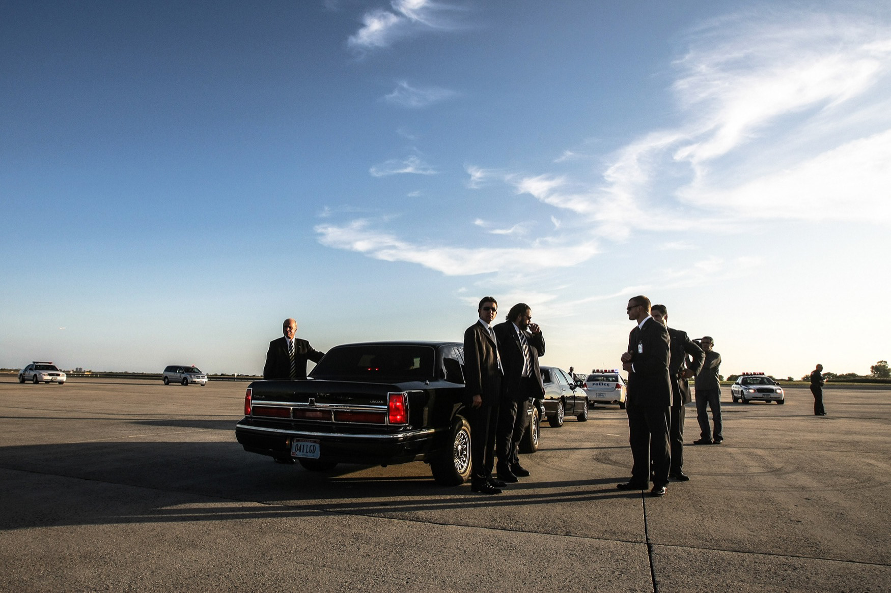 Security of a leader during G20 Summit, Pittsburg Airport, USA, 2008