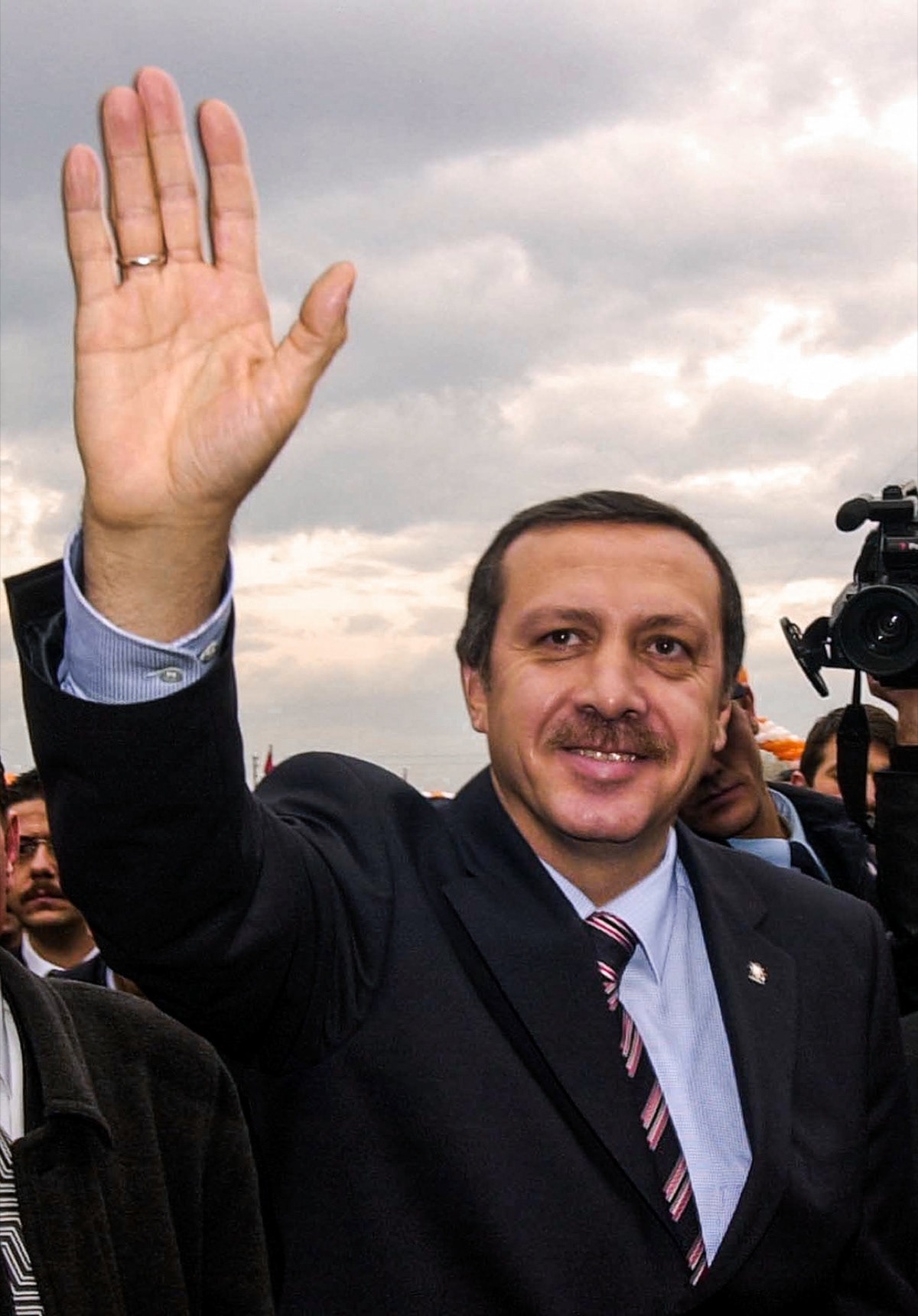 Groundbreaking ceremony of the first divided highway, Aydın - Horsunlu, 2002
