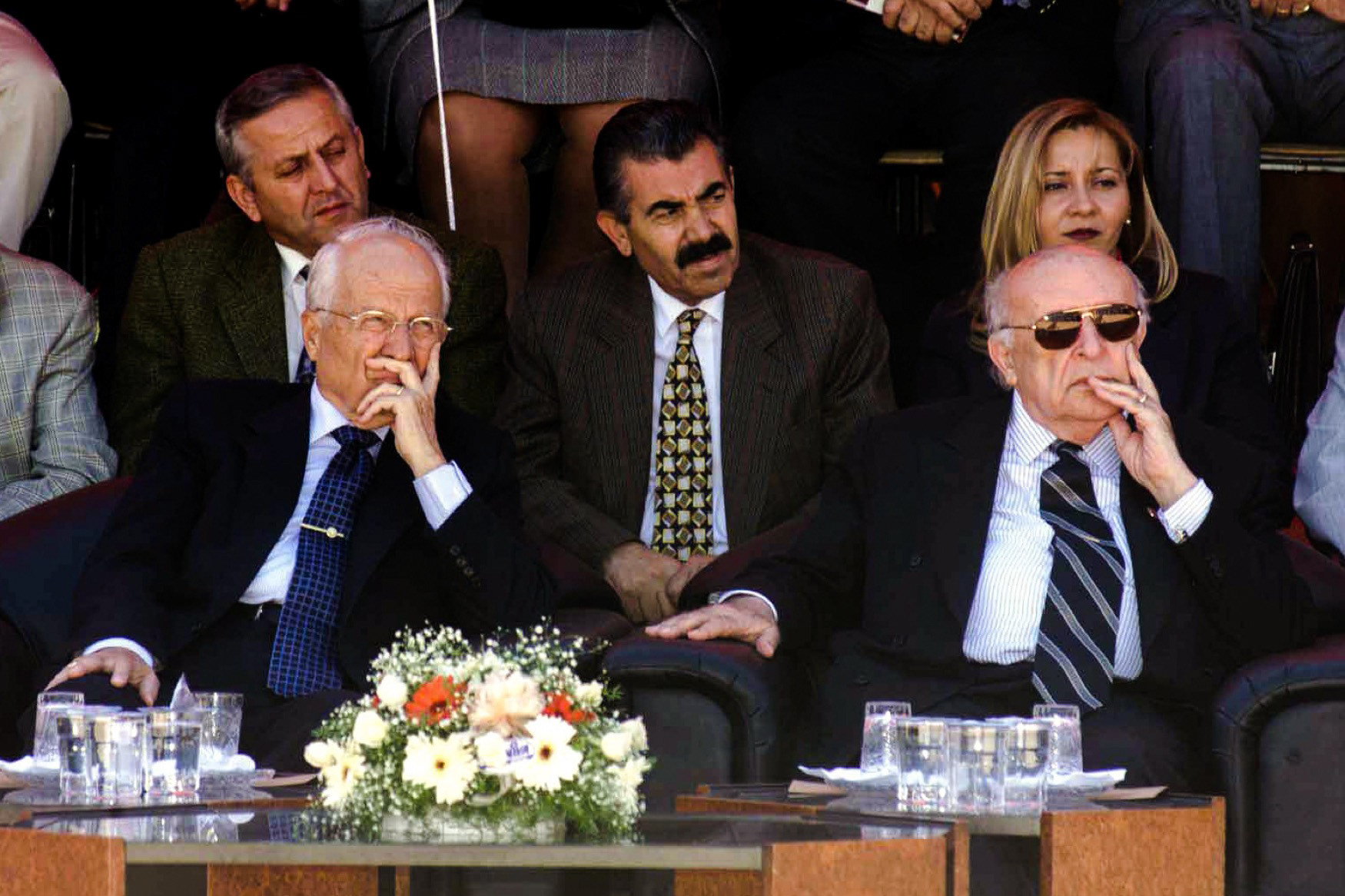 President Süleyman Demirel and 7th President Kenan Evren, Marmaris, Muğla, 1998