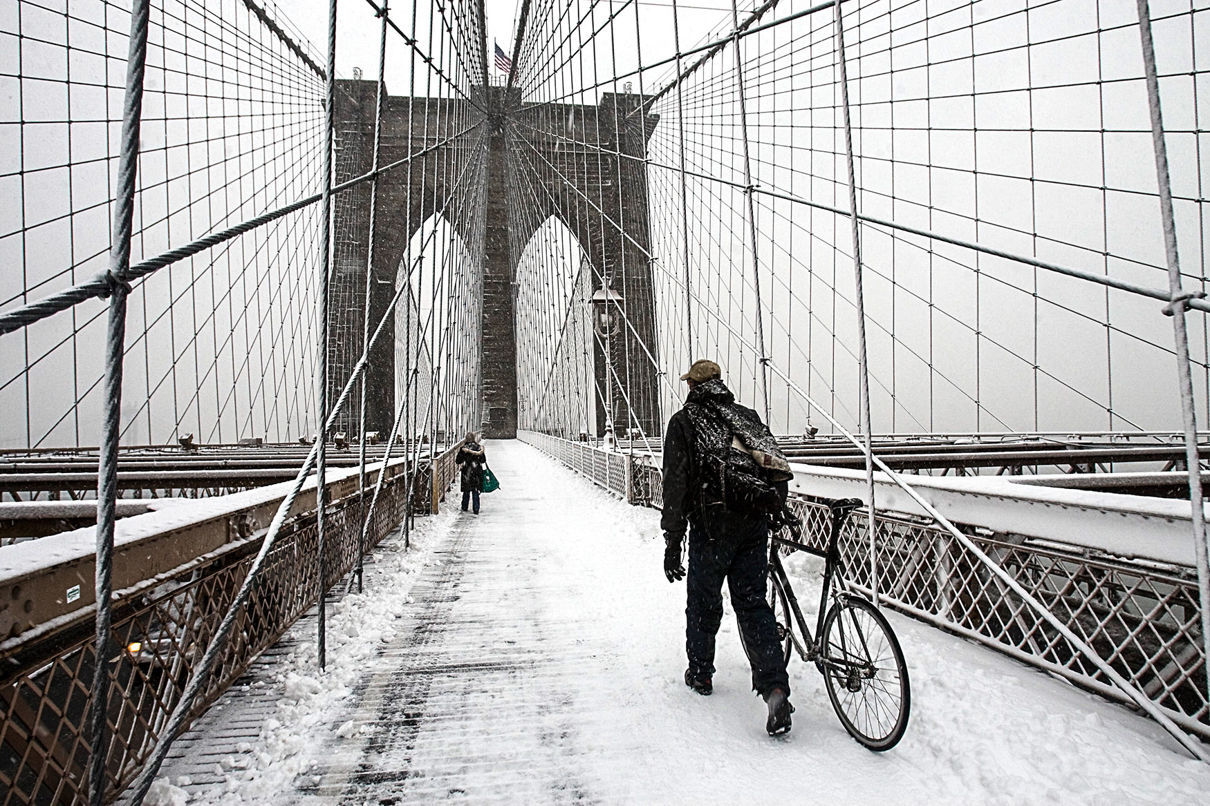 Winter, Brooklyn Bridge, 2012