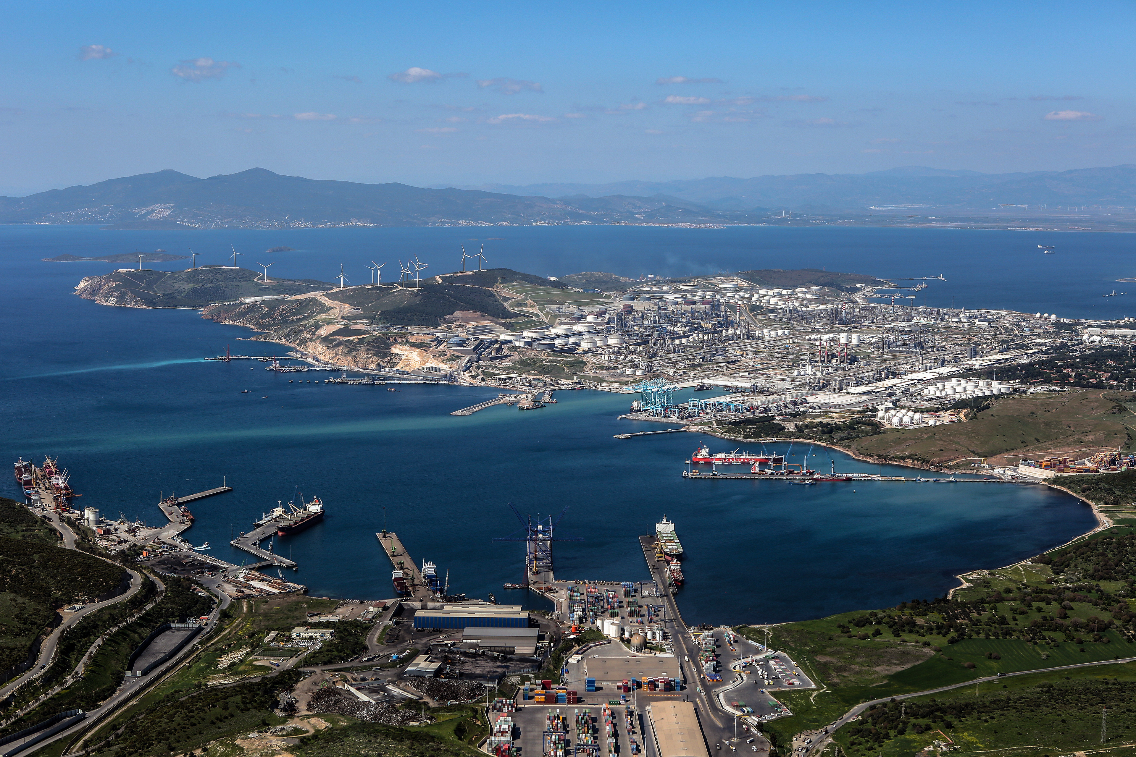 Helikopter'den Petkim Yarımadası