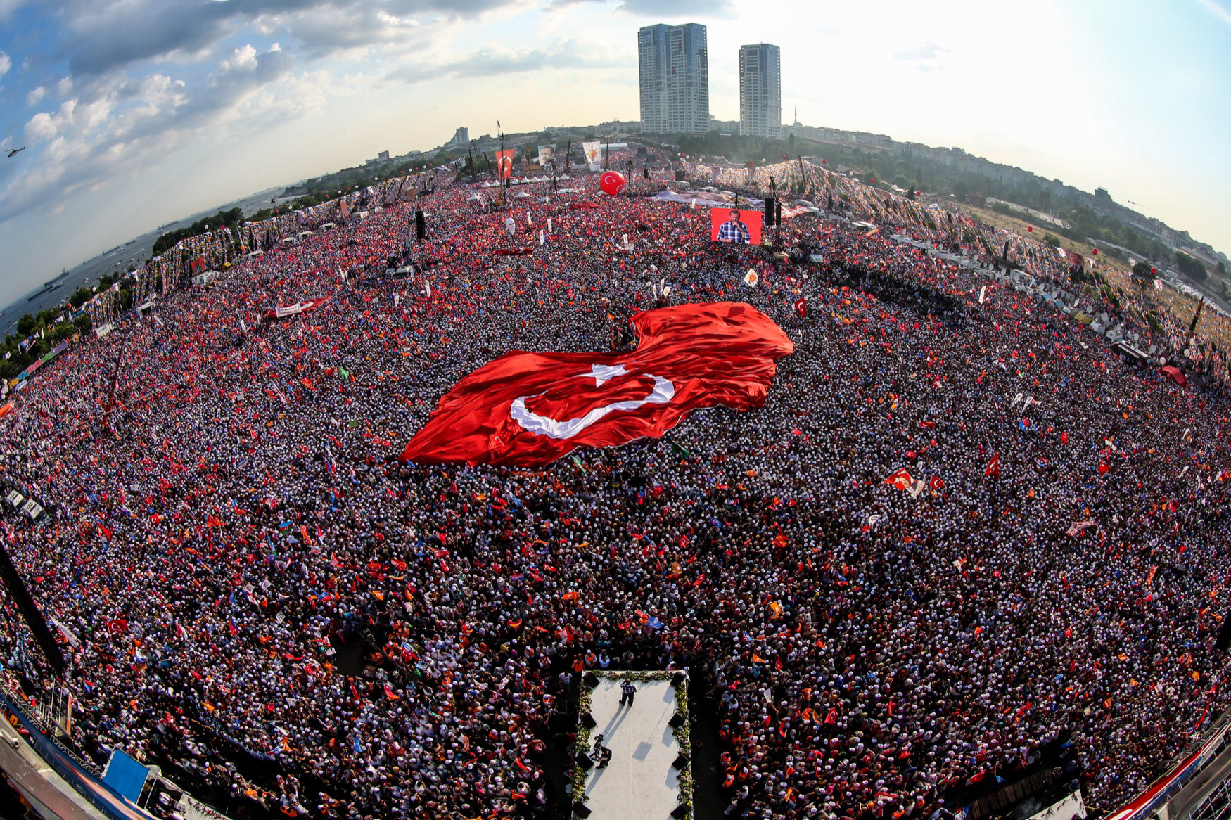 Recep Tayyip Erdoğan's Justice and Development Party Mass Meeting at Kazlıçesme, İstanbul, 2013