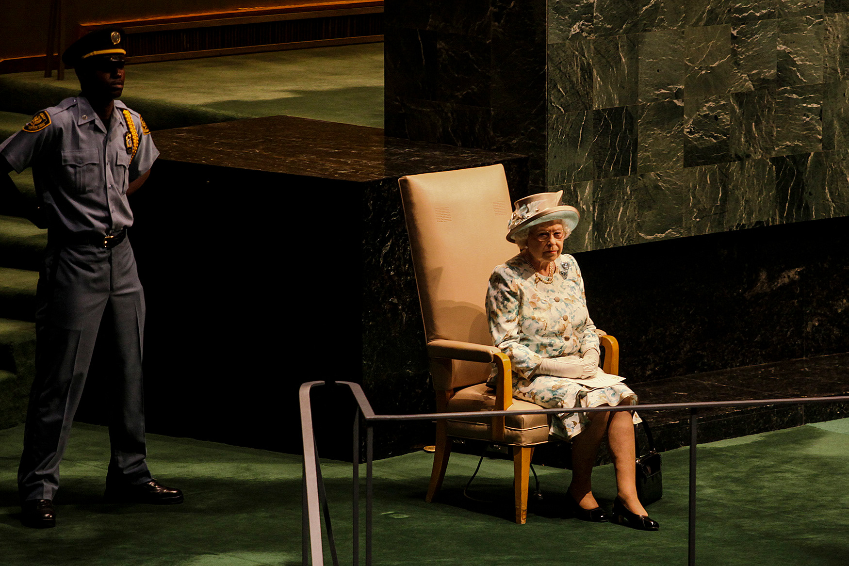 Queen Elizabeth, United Nations, New York, 2010