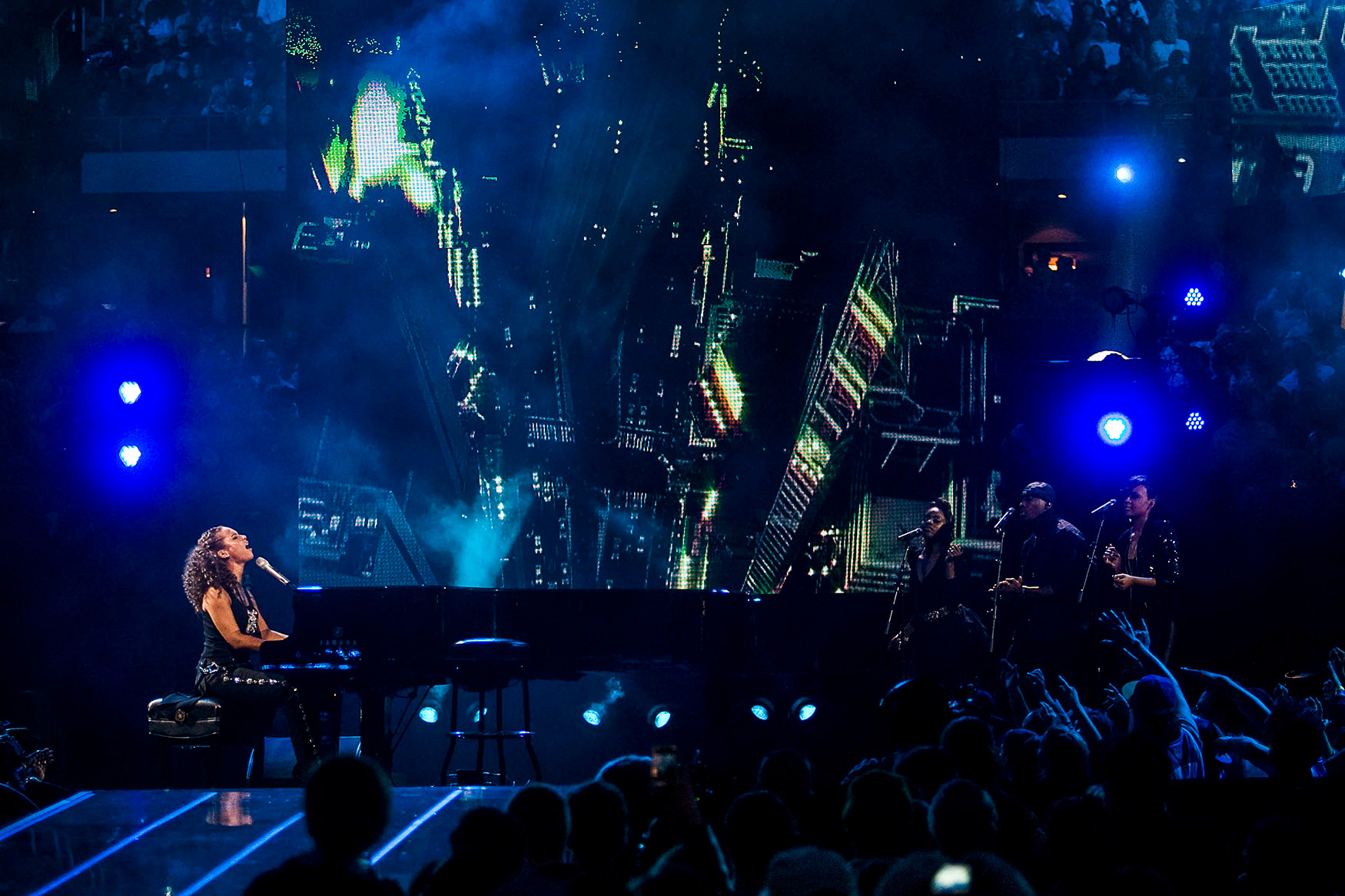 Alicia Keys, NBA All-Stars, Dallas, 2010