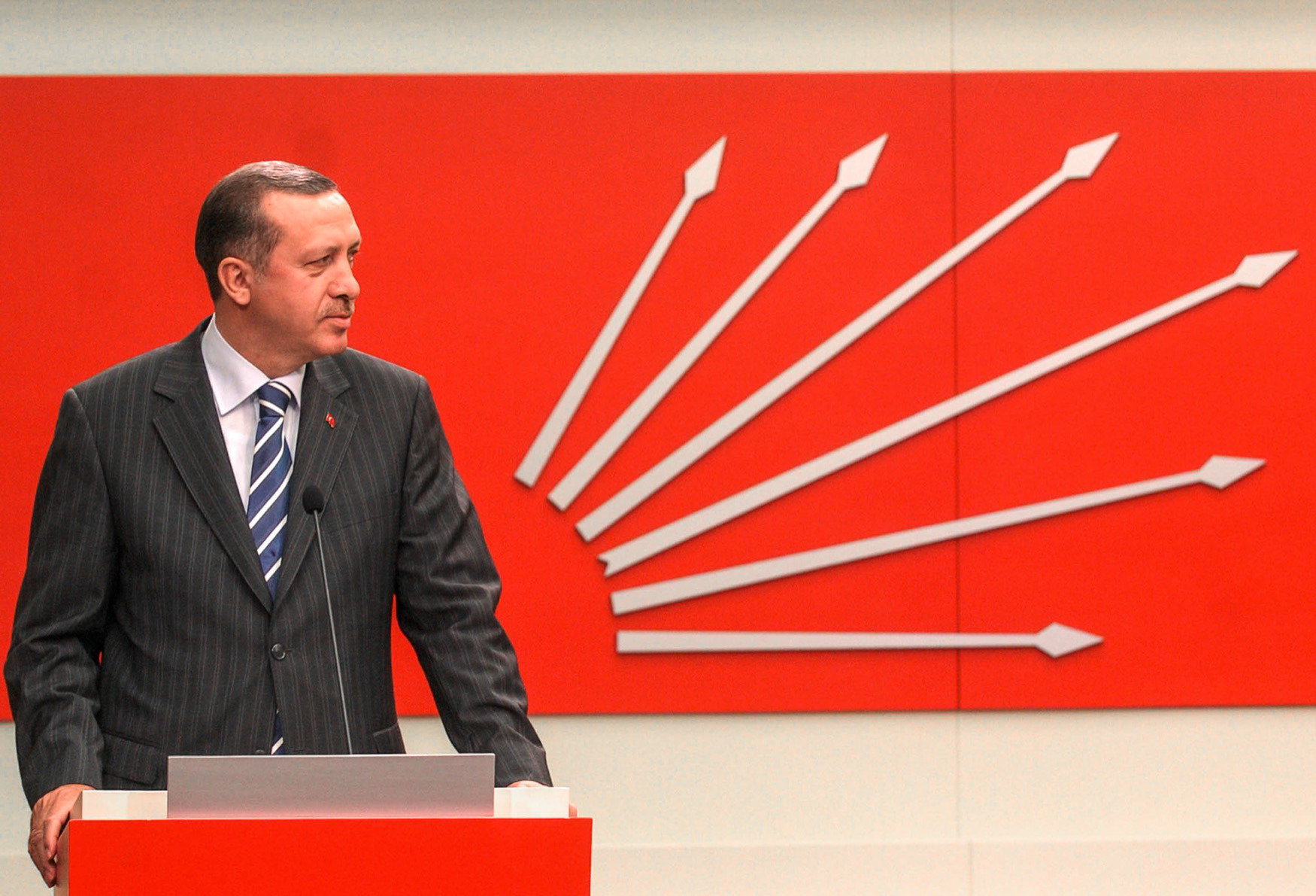 Prime Minister and Leader of Justice and Development Party Recep Tayyip Erdoğan visits Republican People's Party, Ankara, 2006