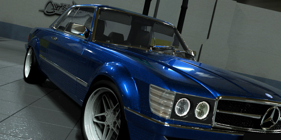 1980 Mercedes 450SLC - Restomod by Chris Warner Design