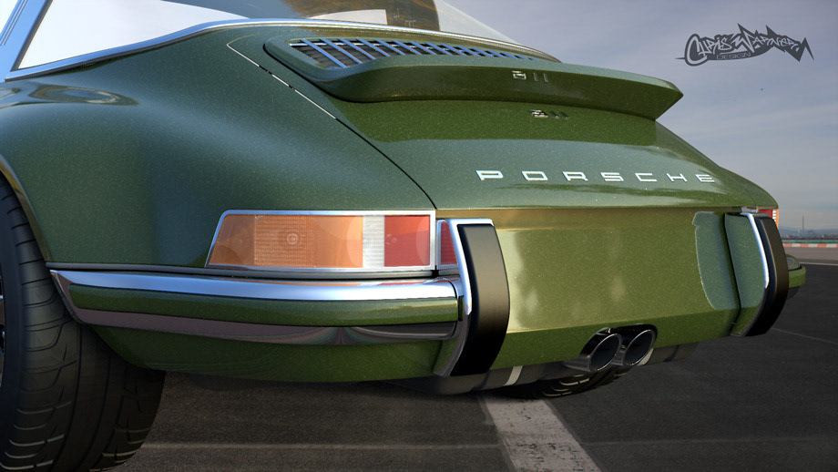 1972 Porsche Targa - Restomod by Chris Warner Design