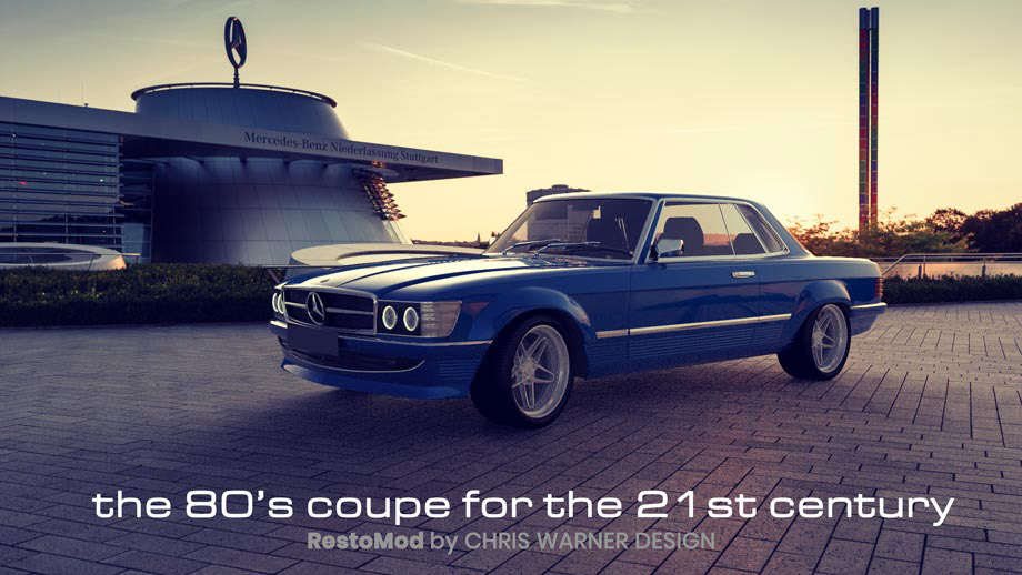 1980 Mercedes 450SLC - Restomod by Chris Warner Design