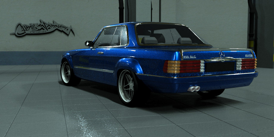 1980 Mercedes 450SLC - Restomod by Chris Warner Design