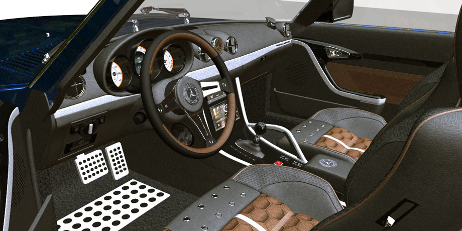 1980 Mercedes 450SLC - Restomod by Chris Warner Design